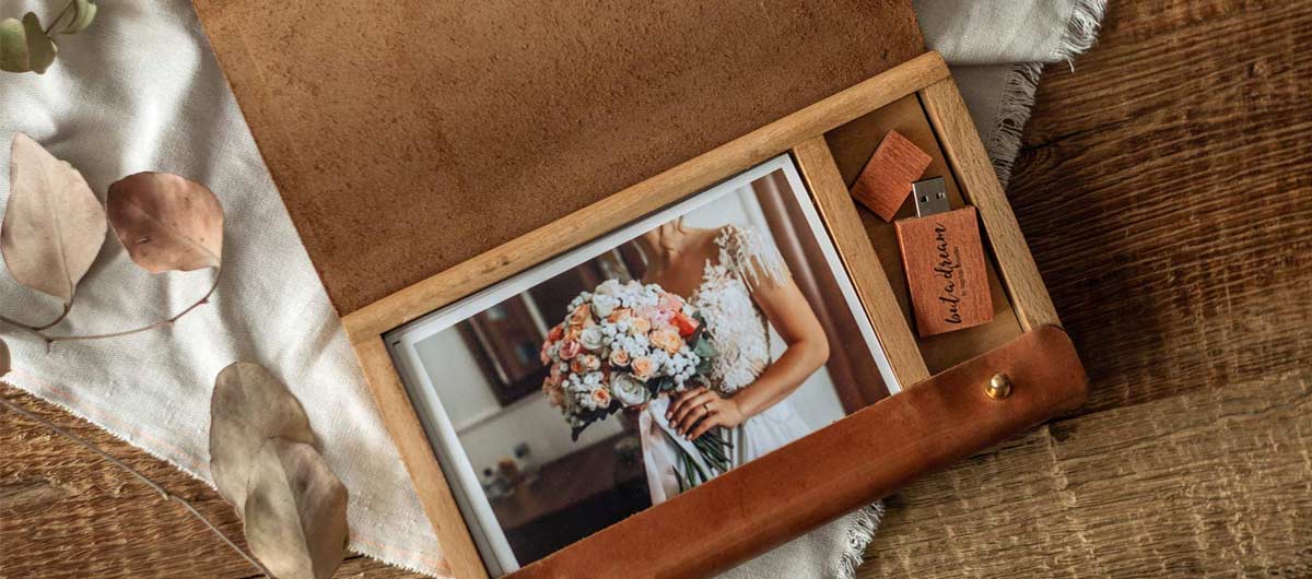 Leather Photo Boxes