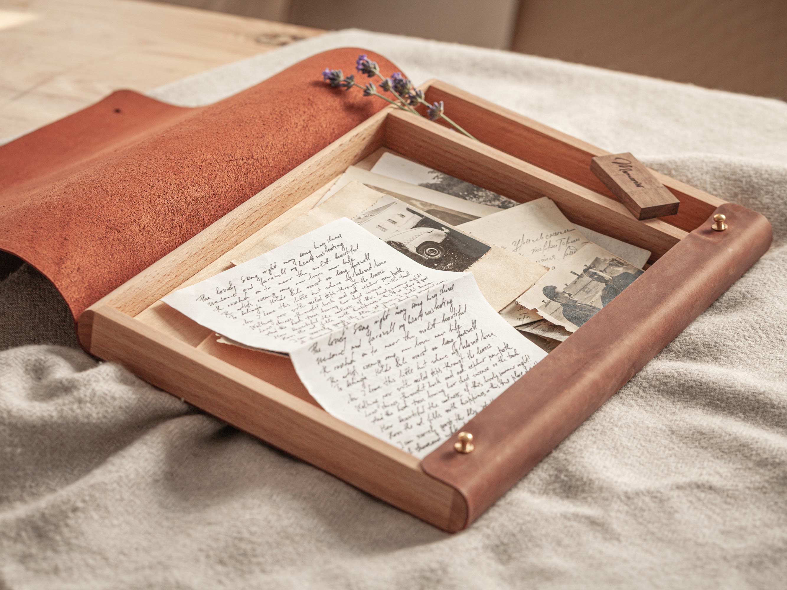 Leather Letter Box with USB (Optional) – Personalized Gift - NZHANDICRAFT
