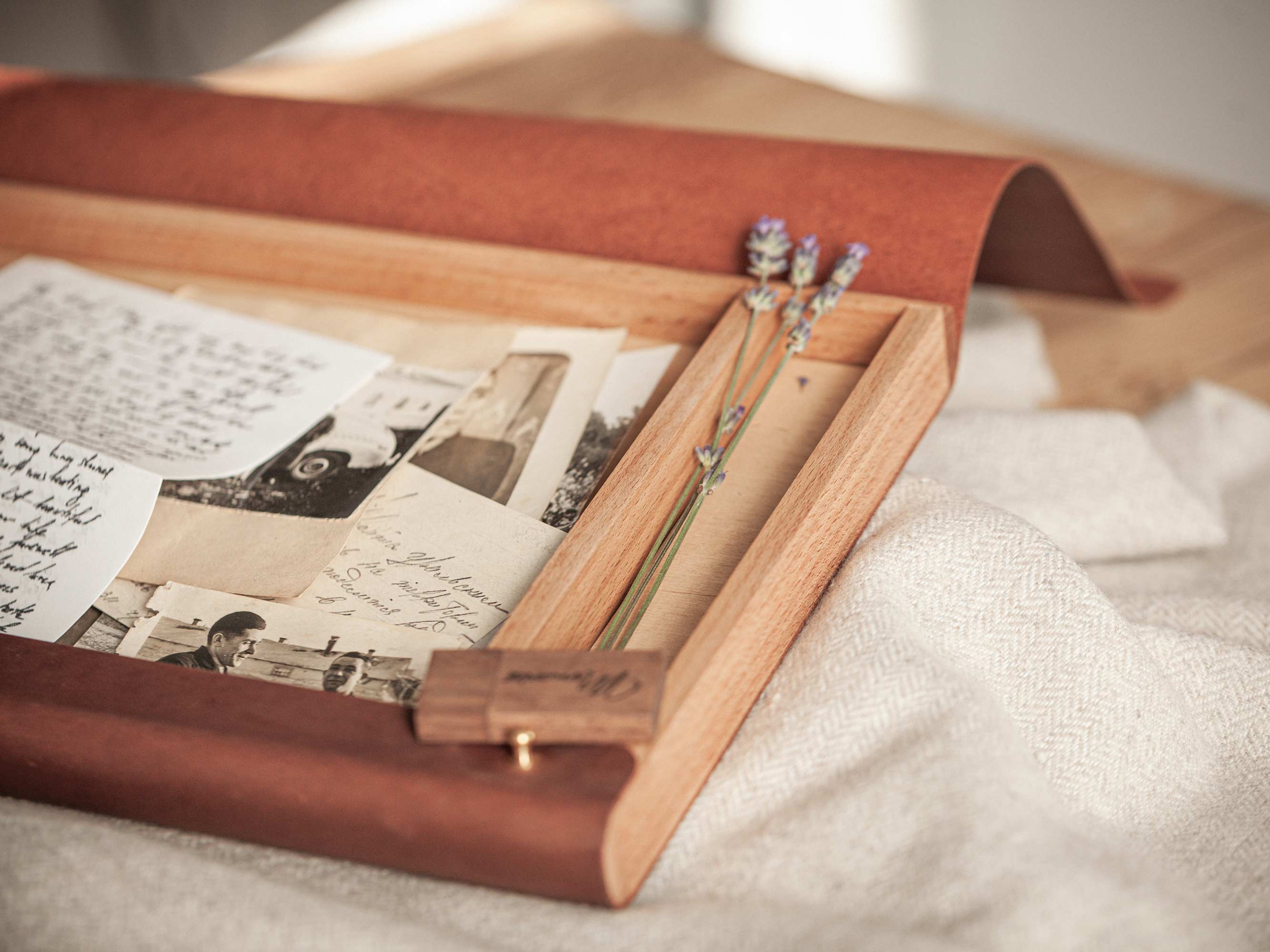 Leather Letter Box with USB (Optional) – Personalized Gift - NZHANDICRAFT