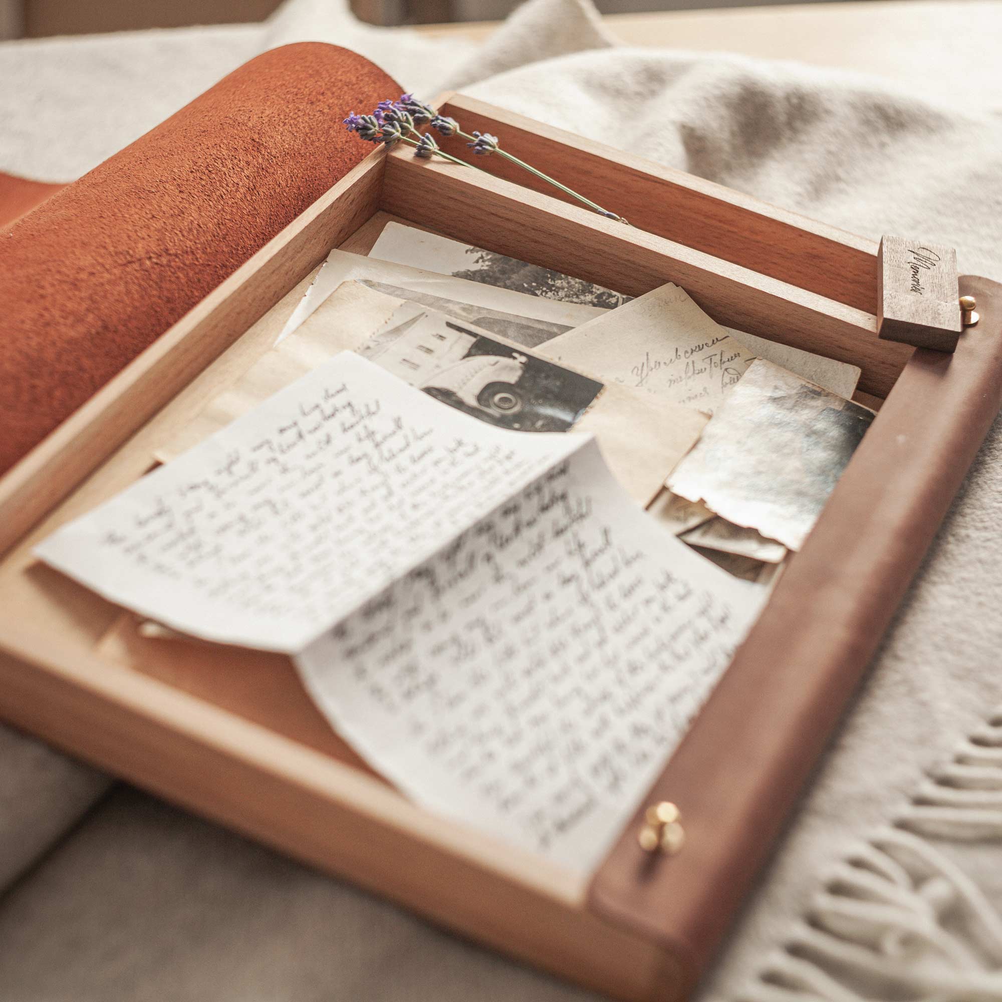 Leather Letter Box with USB (Optional) – Personalized Gift - NZHANDICRAFT