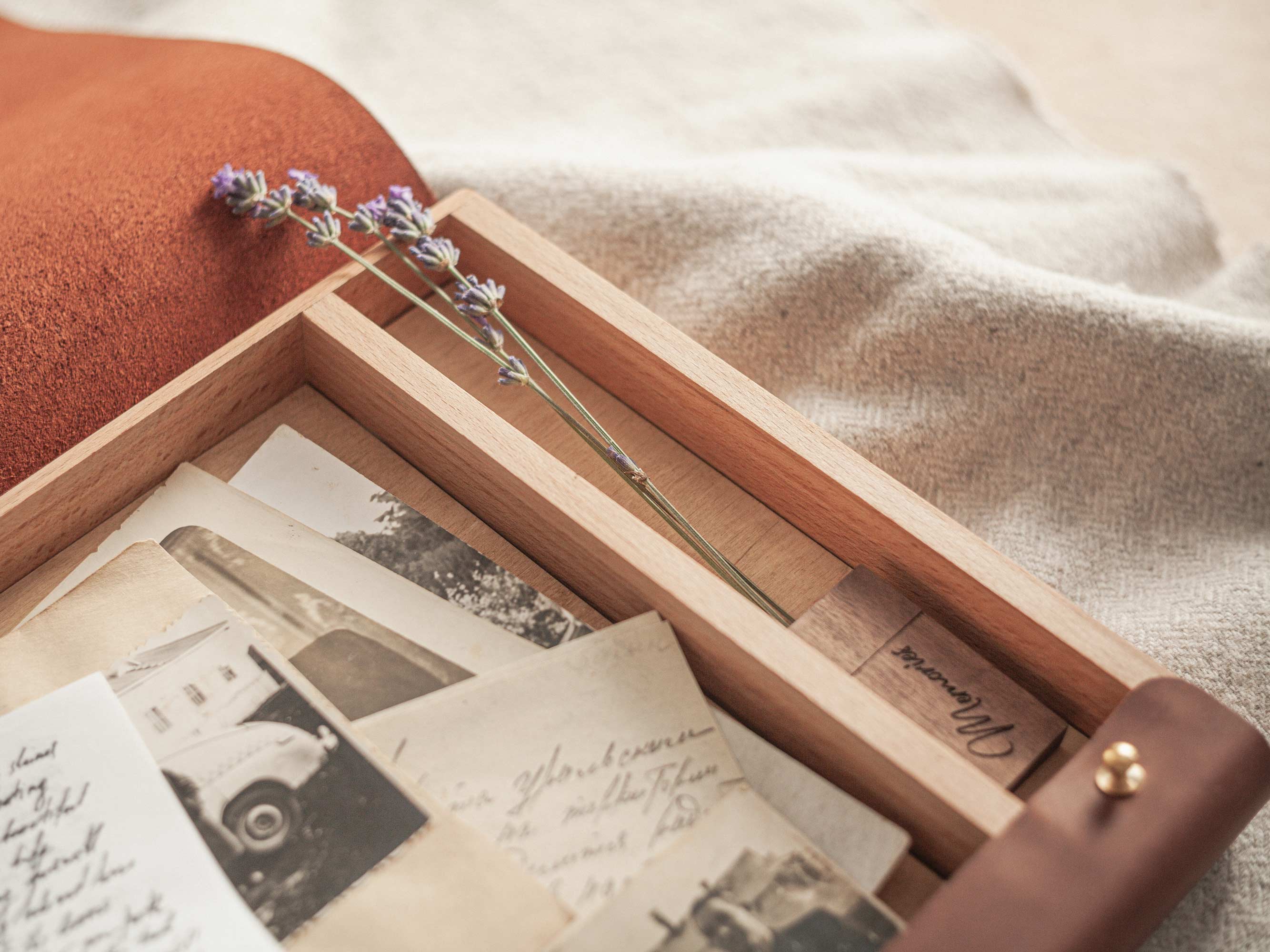 Leather Letter Box with USB (Optional) – Personalized Gift - NZHANDICRAFT