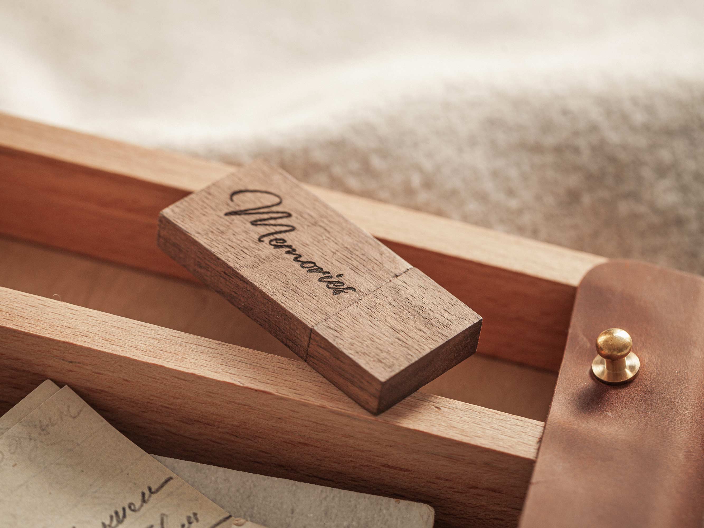 Leather Letter Box with USB (Optional) – Personalized Gift - NZHANDICRAFT