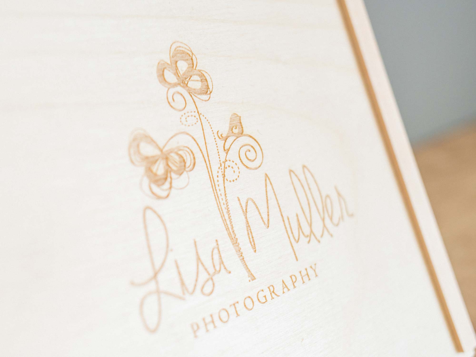 Wooden Photo Box Wedding USB (option) Personalization Box