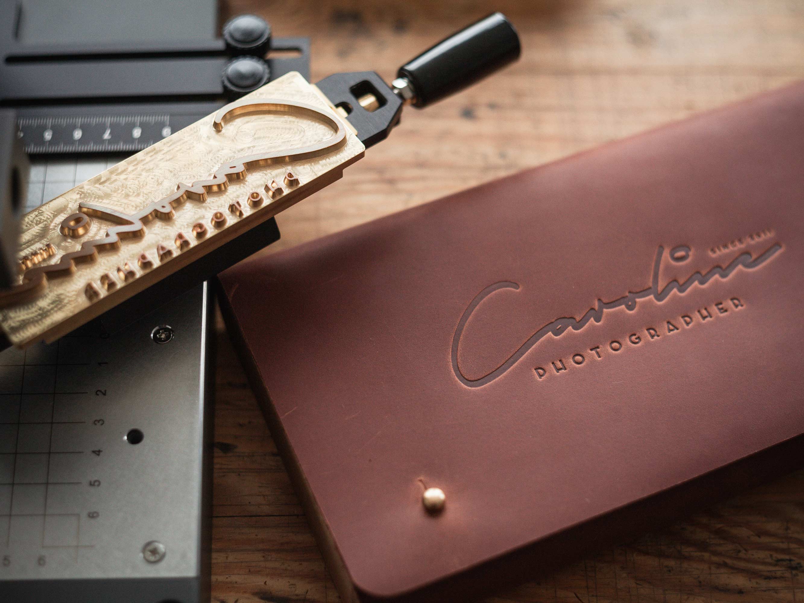 Leather Hot Stamping Personalization: How to Increase the Value of Your Wedding Packages