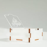 Personalised Wedding USB Box and Flash Drive (option) with Acrylic Lid