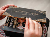 Black Wooden Photo Box – Elegant Personalized Gift for Wedding Photographers - NZHANDICRAFT