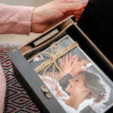 Black Wooden Photo Box – Elegant Personalized Gift for Wedding Photographers - NZHANDICRAFT
