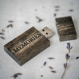Black Wooden USB Flash Drive - Personalized Engraving, Elegant Gift for Men or Corporate - NZHANDICRAFT