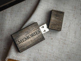 Black Wooden USB Flash Drive - Personalized Engraving, Elegant Gift for Men or Corporate - NZHANDICRAFT
