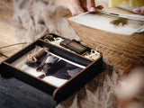Elegant Black Wedding Photo Box - Preserve Your Memories in Style - nzhandicraft