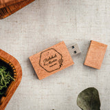 Gift Personalized Box with USB Flash Drive for Wedding Clients - NZHANDICRAFT