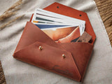 Leather Envelope for Photo & USB Pendrive - Gift for Wedding Clients