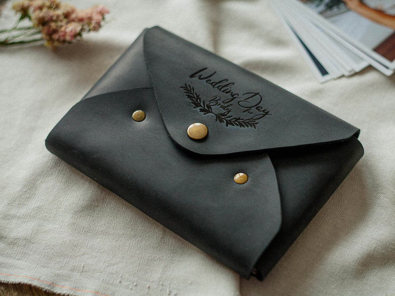 Customized Leather Envelope for Photos, Premium Leather Photo Album Alternative - nzhandicraft