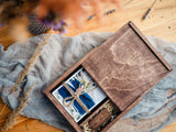 Engraved memory box for wedding photographers and client presentations