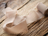 Natural Linen Ribbon - Elegant Add-On for Wedding Photo Bundling and Decor