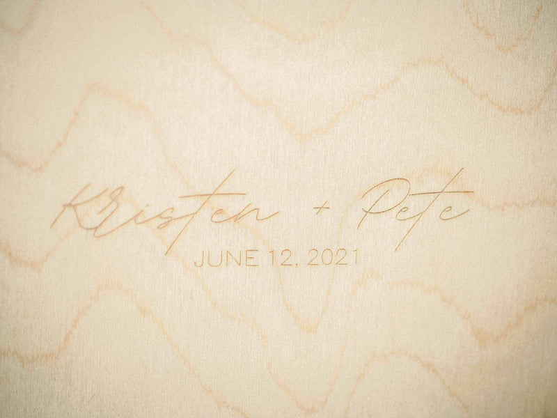Natural Wooden Photo Box with Personalized Engraving for Wedding Photographers - NZHANDICRAFT