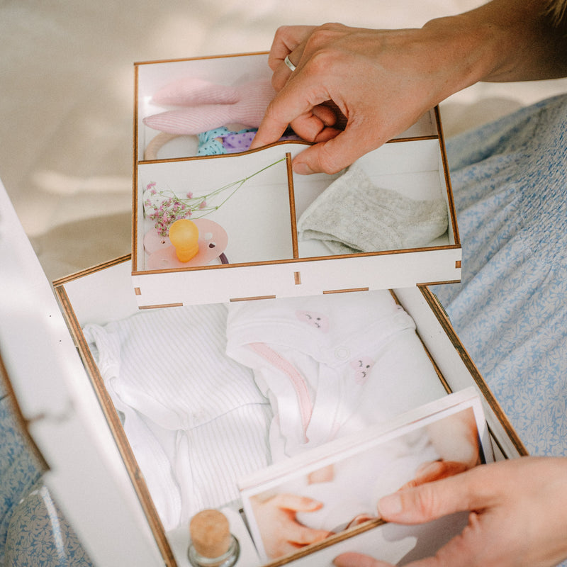 Personalisierte Baby-Erinnerungsbox – Schätzen Sie jeden Moment