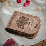 Personalized USB Box with Wooden Flash Drive (option) for Wedding Photographers - NZHANDICRAFT