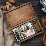 Memory Photo Box for Prints and USB Drive Packaging