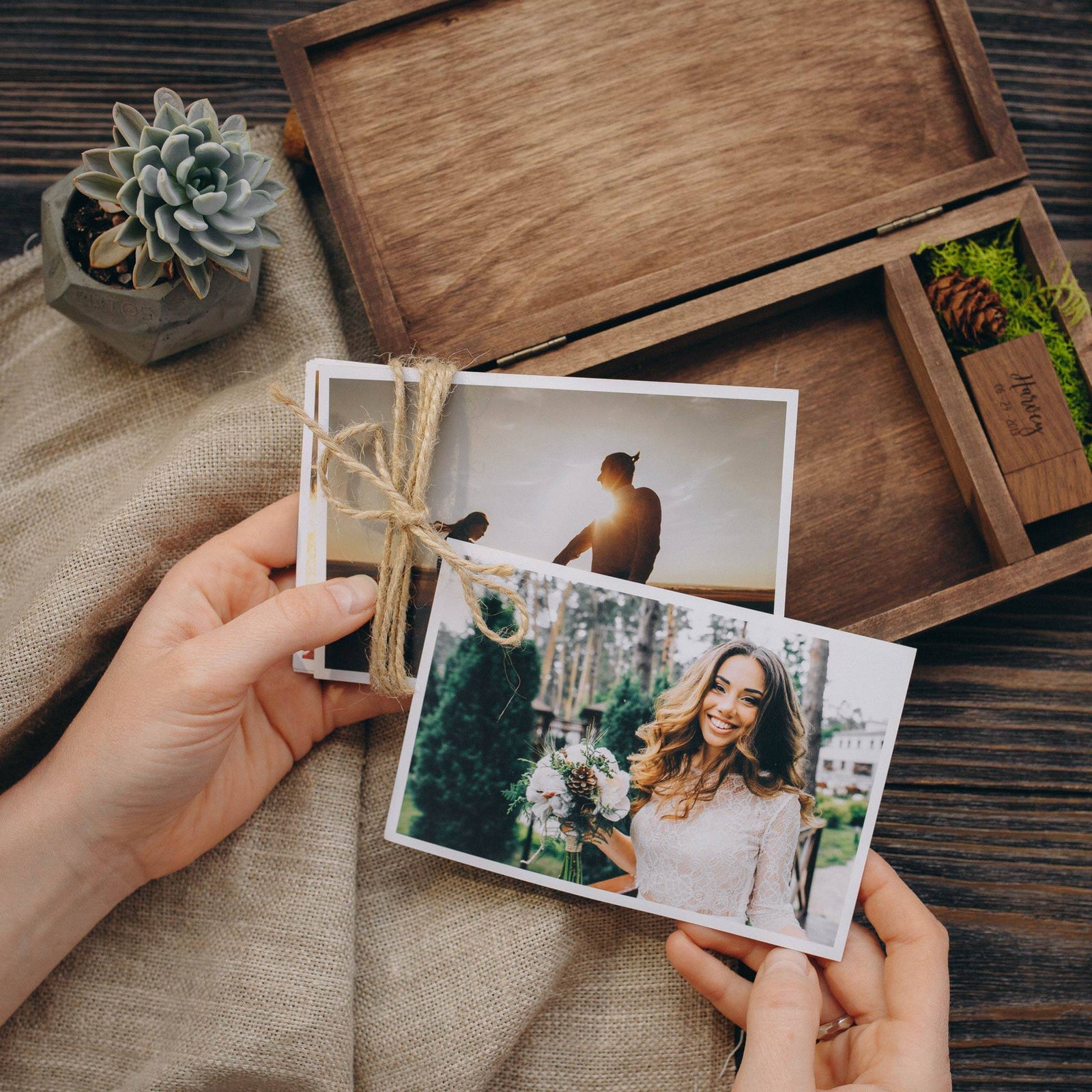 Wooden Photo Boxes for Photographers | Wedding Print Boxes