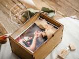 Photo Storage Box with Acrylic Lid – Holds 250 Photos – Optional USB 3.0 Flash Drive - NZHANDICRAFT