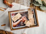 Photo Storage Box with Acrylic Lid – Holds 250 Photos – Optional USB 3.0 Flash Drive - NZHANDICRAFT