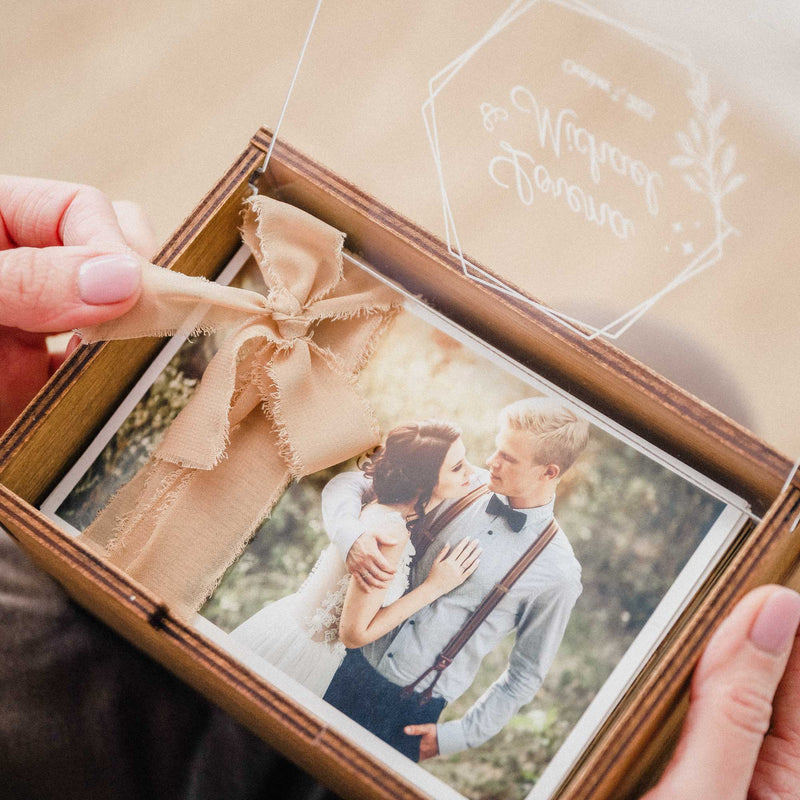 Photo Storage Box with Acrylic Lid – Holds 250 Photos – Optional USB 3.0 Flash Drive - NZHANDICRAFT