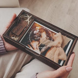 Fotobox aus Holz mit Acryldeckel für die Druckverpackung