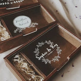Fotobox aus Holz mit Acryldeckel für die Druckverpackung