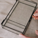 Glas-Foto-Box mit Holz-Kristall-USB 3.0 Flash-Laufwerk für Hochzeitsfotos