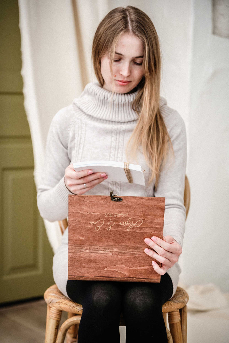 Wooden Photo Box with USB Slot – Personalized Gift for Any Occasion - NZHANDICRAFT