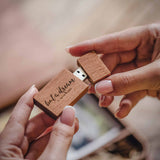 Teak Wooden USB Flash Drive - Personalized Gift for Photographers - NZHANDICRAFT