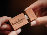 Teak Wooden USB Flash Drive - Personalized Gift for Photographers - NZHANDICRAFT