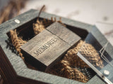 Wedding USB Box with Engraved Acrylic Lid & Wood Flash Drive 3.0
