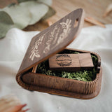 Wedding USB Box with Custom Wooden USB Flash Drive - NZHANDICRAFT