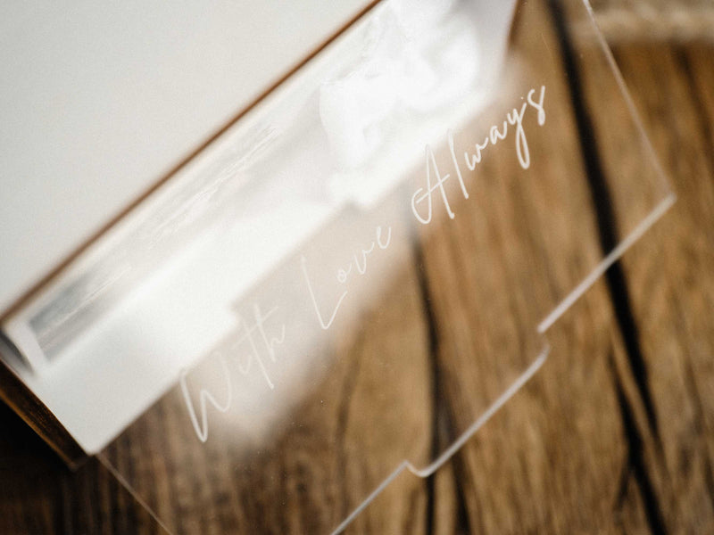 White Wedding Memory Box – Photo & Letter Storage – 5th Anniversary Gift - NZHANDICRAFT