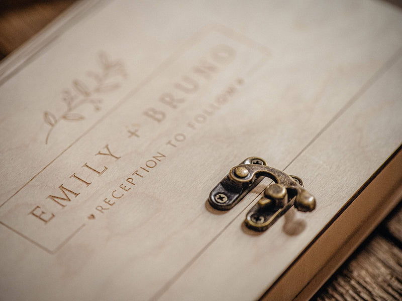 Wood Print Box and USB Drive - Preserve Moments and Gift Sentiments