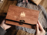 Wooden Photo Box with USB Drive - Personalized Keepsake for Wedding