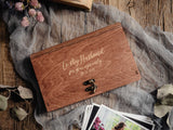 Wooden Photo Box with USB Drive - Personalized Keepsake for Wedding