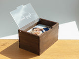 Storage Photo Box with Personalised Acrylic Lid (hold up to 200 prints) - nzhandicraft