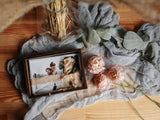 Wooden Photo Box with Personalize Acrylic Lid for Photos