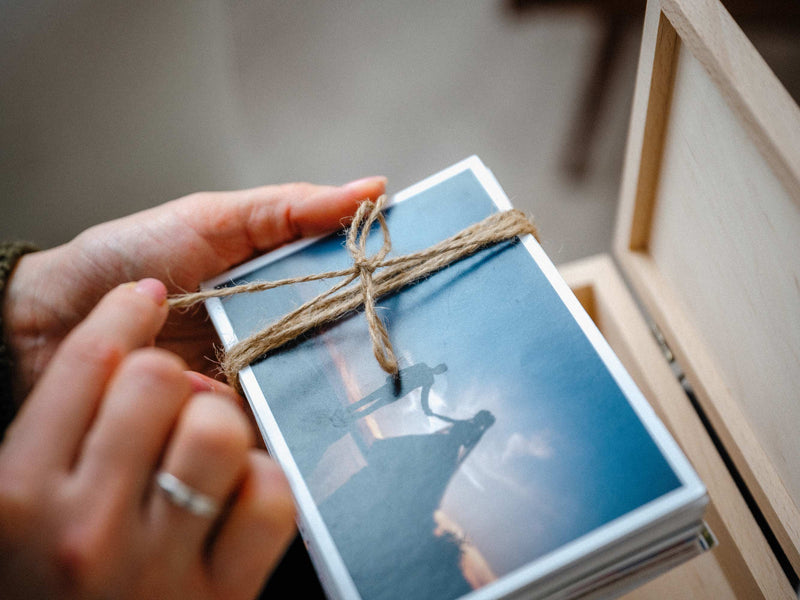 Wooden Photo Box with USB 3.0 Drive – Elegant Storage for Photos and Memories - NZHANDICRAFT
