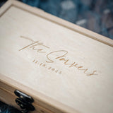 Wooden Photo Box with USB 3.0 Drive – Elegant Storage for Photos and Memories - NZHANDICRAFT