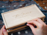 Wooden Photo Box with USB 3.0 Drive – Elegant Storage for Photos and Memories - NZHANDICRAFT