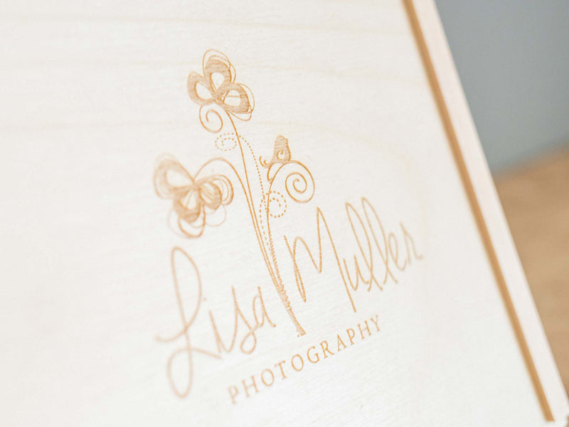 Wooden Photo Box Wedding USB (option) Personalization Box