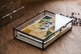 Glass Photo Box for Photo Box Laser Engraved - Black - nzhandicraft
