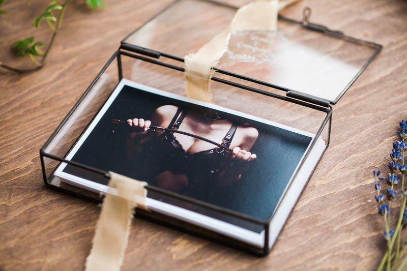 Glass Photo Box ( 4x6 and 5x7 prints) : Photo Packaging for Professional  Photographers and other small businesses, Personalized Photo Packaging
