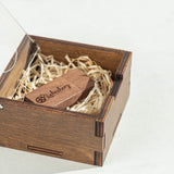 Personalised Wooden USB Box with Acrylic Lid and USB Flash Drive (option) - nzhandicraft