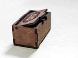 USB packaging box with wooden USB 3.0 flash drive (optional) - "sMini Vintage" - nzhandicraft
