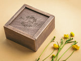 Vintage Wooden Box with Decorative Moss and USB Flash Drive - "Lublin" - nzhandicraft